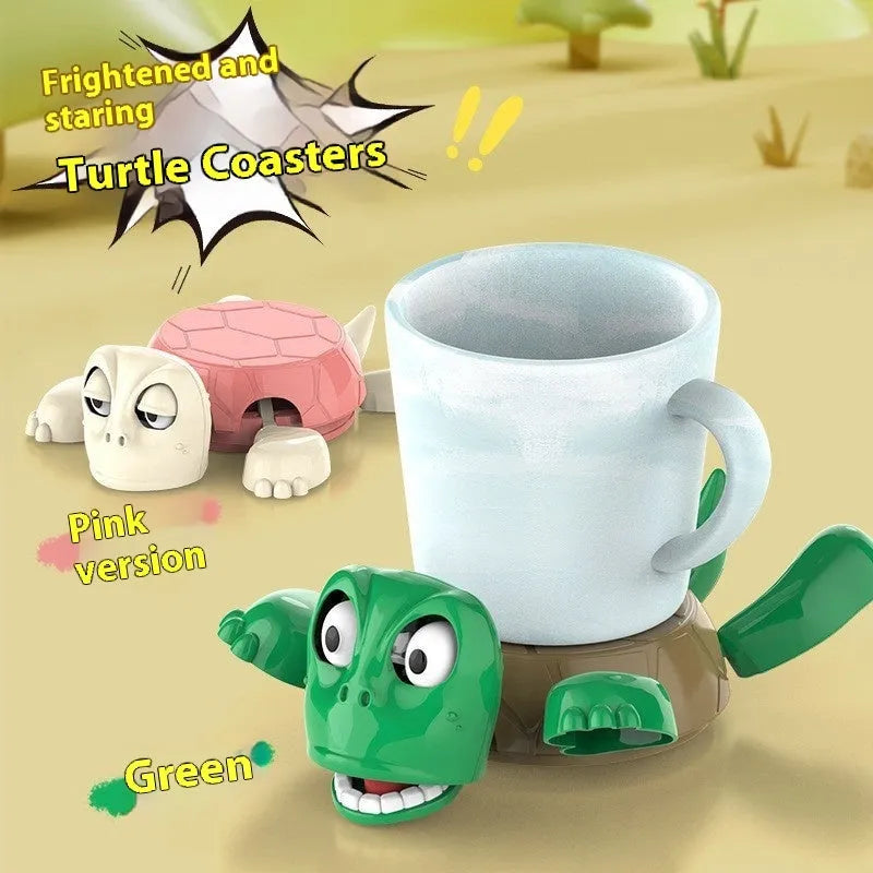 ABS turtle coaster in creative design with heat insulation properties