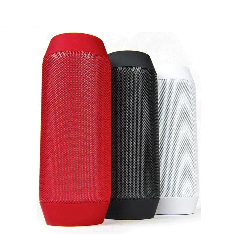 Mini black Bluetooth stereo speaker with RGB lighting and control buttons