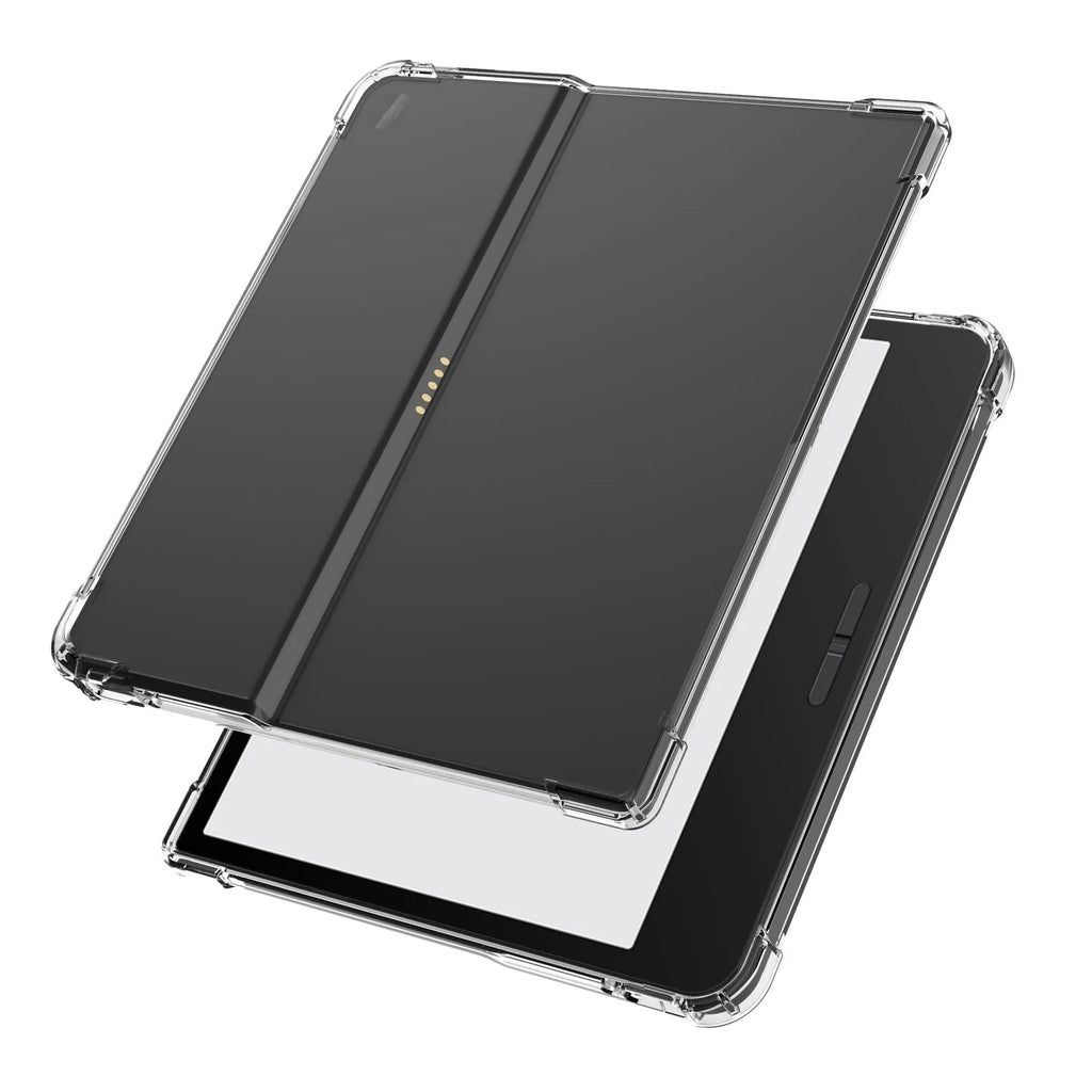 Transparent airbag protective phone case for Xiaomi devices showing clear TPU material and all-inclusive design.