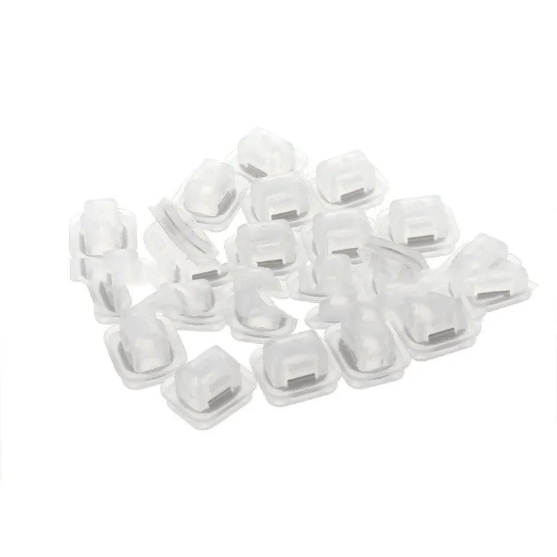 100 transparent plastic interior clips for BMW E39 E38 dashboard trim fastening