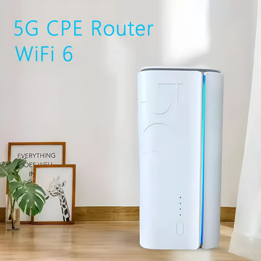 Compact 4G CPE wireless router with wired to wireless conversion capability