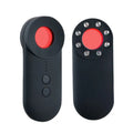Black GPS signal detector measuring 93.8mm with WiFi and surveillance camera detection capabilities