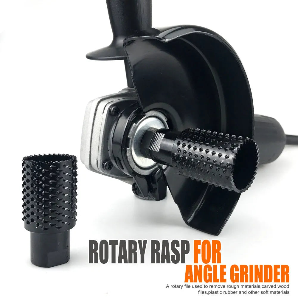 Spherical grinding head for angle grinder with M10 and M14 thread compatibility.
