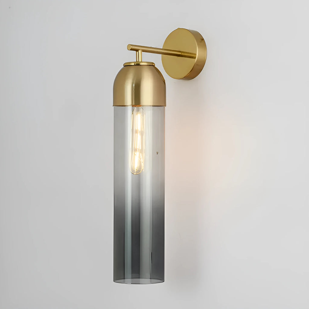 450mm diameter glass wall lamp with E27 holder in multiple colour options