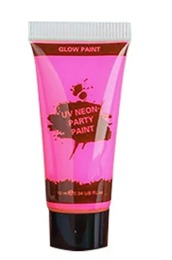 25ml tube of neon gouache face and body paint in a bright colour.