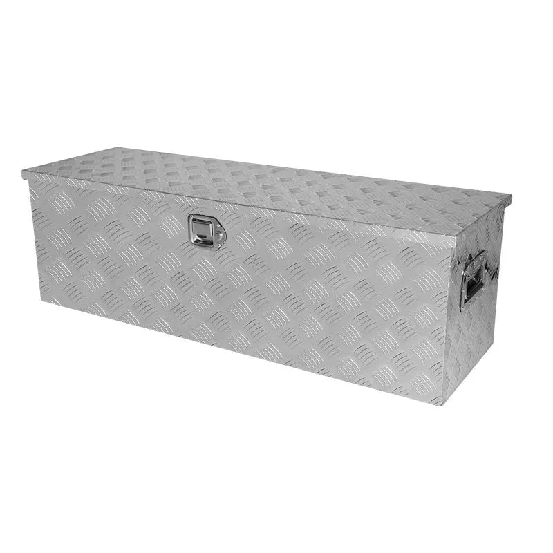 26-inch black aluminium alloy T-casting toolbox with removable carrying handle