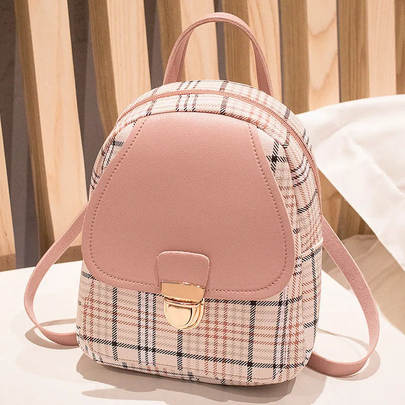 One shoulder diagonal phone bag in PU fabric with adjustable strap, shown in multiple colour options.