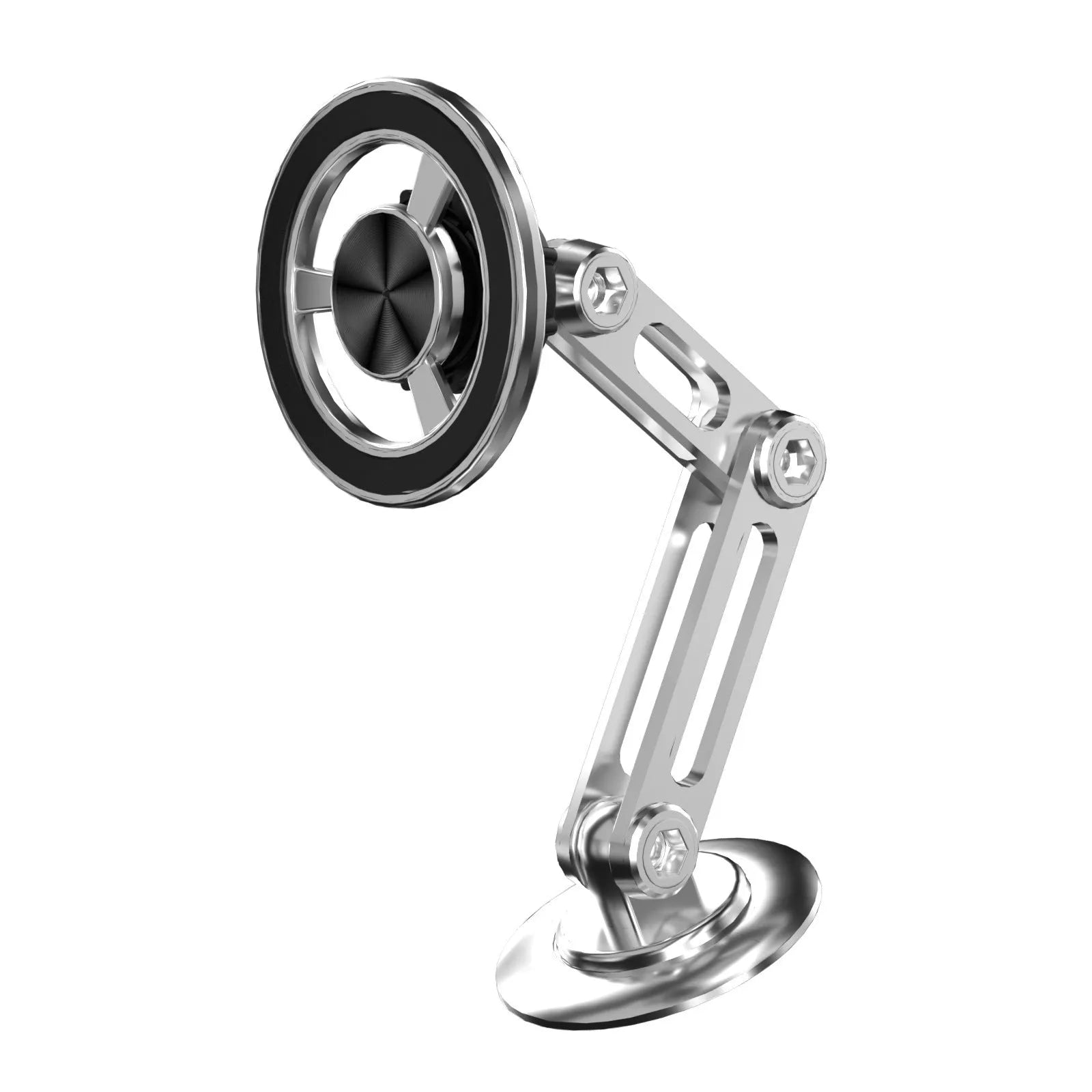 All-metal magnetic car phone holder with magnetic rings in multiple colour options