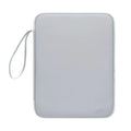 Imitation leather protective case for a 10.9-inch or 12.9-inch tablet in light grey, black, pink, or sky blue.