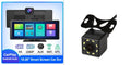 12-inch touch screen car DVR with front and rear cameras for dual recording and parking monitoring
