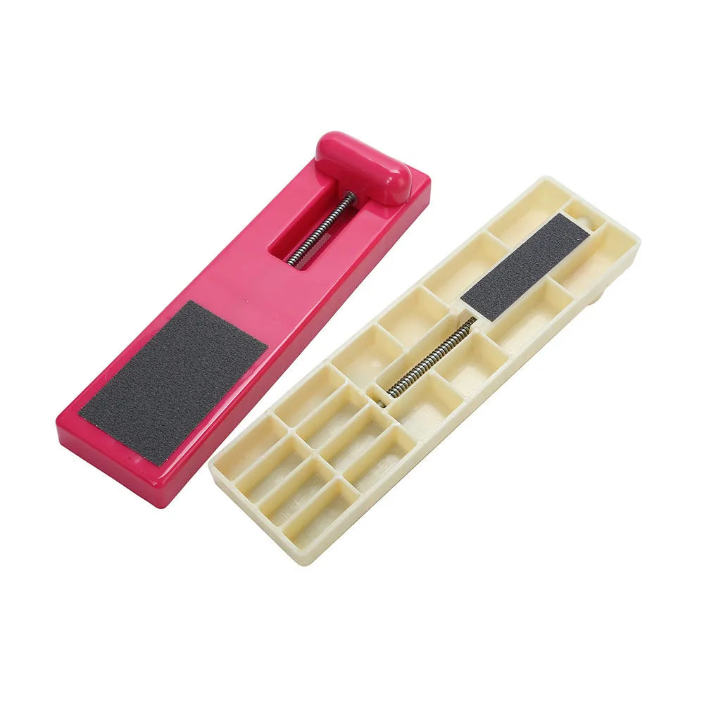 Pink and white ballet rotation shaping foot trainer for dancer instep strengthening