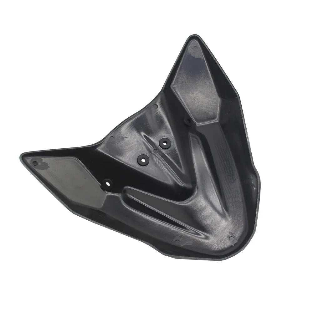 Black ABS plastic fixed wind front wing for KTM 390 and 790 Adventure ADV motorcycles