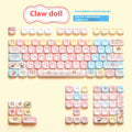 Clip Doll Original mechanical keyboard keycap set with colourful cartoon doll artwork