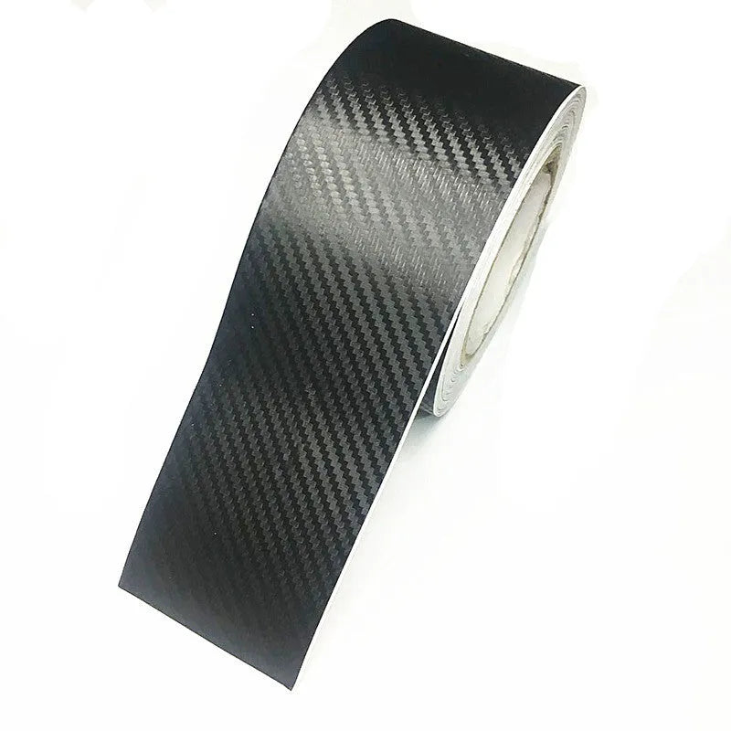 Matte carbon fibre roll for car door sill protection in various widths