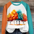 Green women's hoodie with a large 3D cartoon character print on the front, long sleeves.