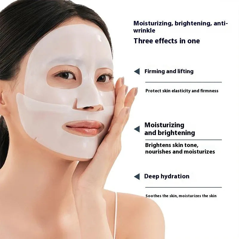 Collagen anti-wrinkle moisturising sheet facial mask with 28ml serum content
