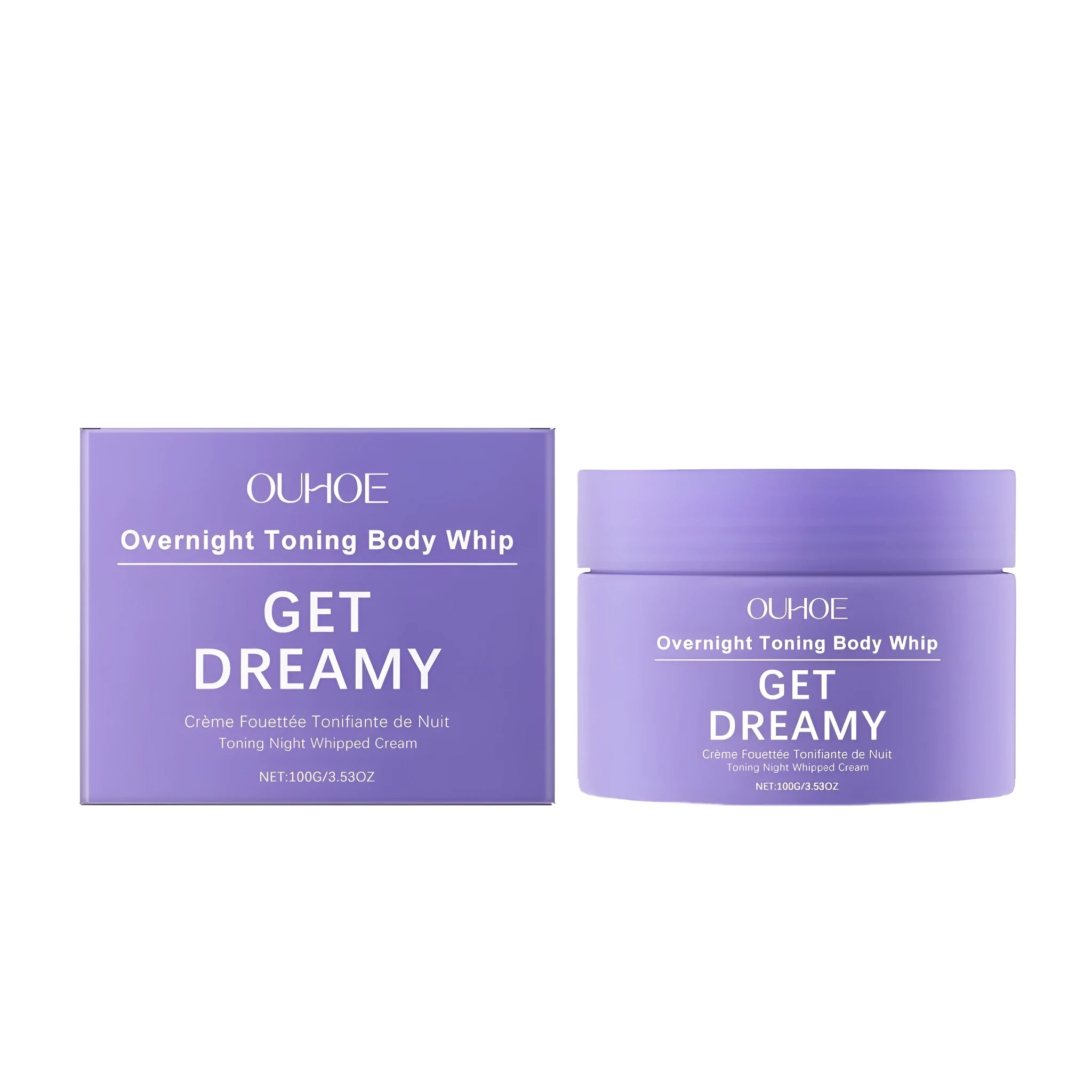 100g jar of body firming cream with drunken eggplant root extract for skin shaping and lifting