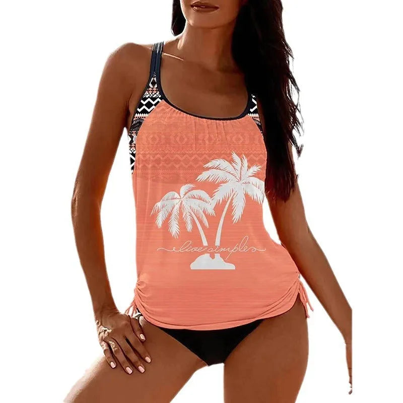 Loose fit women's bikini briefs in multiple colours including navy blue and red.