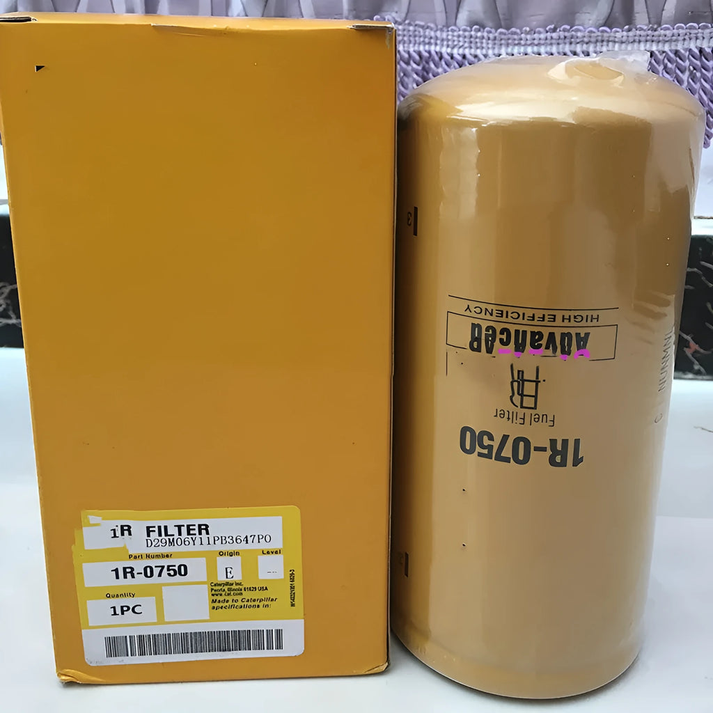 1R-0750 fuel filter element with filter paper construction for anti-fuel oil applications