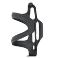 Black all-carbon fibre bicycle water bottle mounting bracket for road and mountain bikes.
