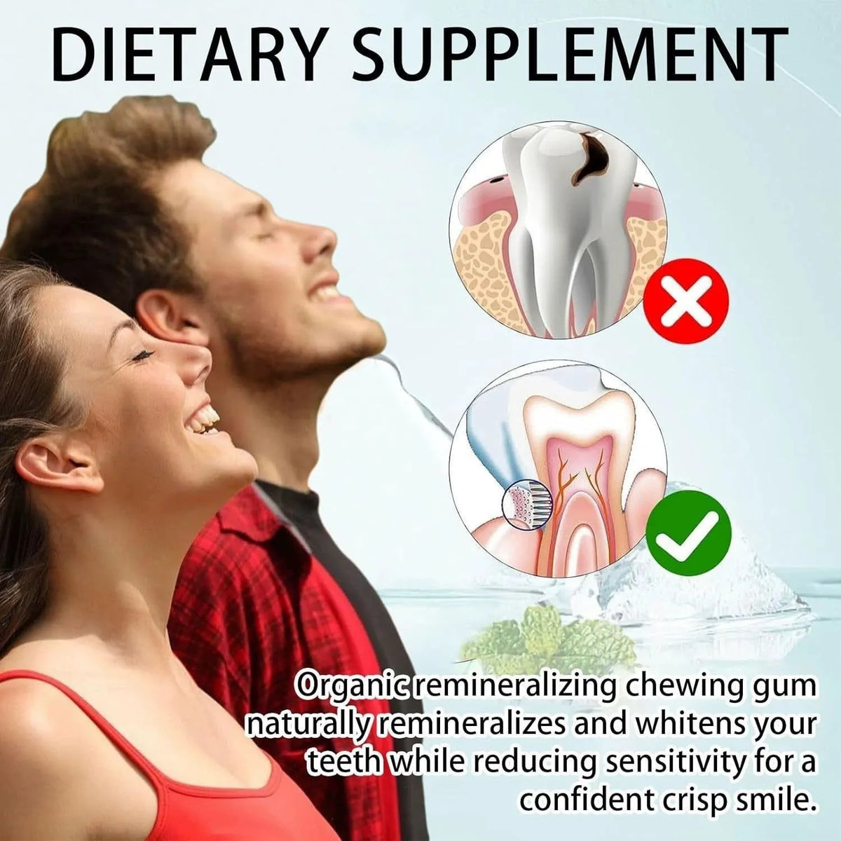 Box of frankincense mint dietary supplement capsules containing 18 capsules with boswellia serrata and mentha piperita extracts