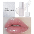 Bright lip gloss mint lipstick in five colour options with moisturising and repairing effects.