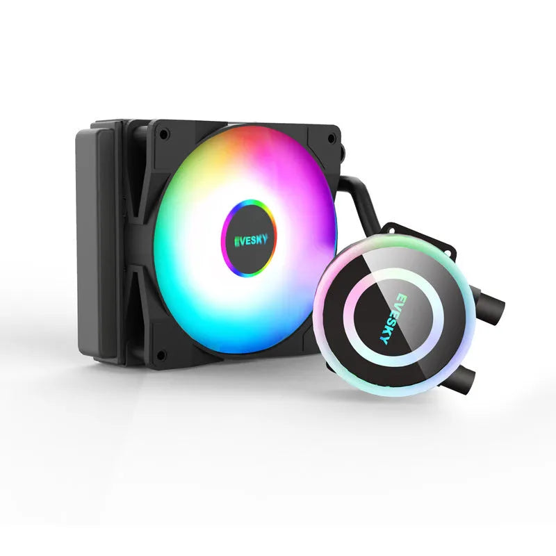 RGB CPU radiator cooler with aluminium construction in multiple size options including 120MM, 240MM and 360MM