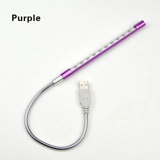 Spiral USB LED night light with aluminium alloy construction in six colour options