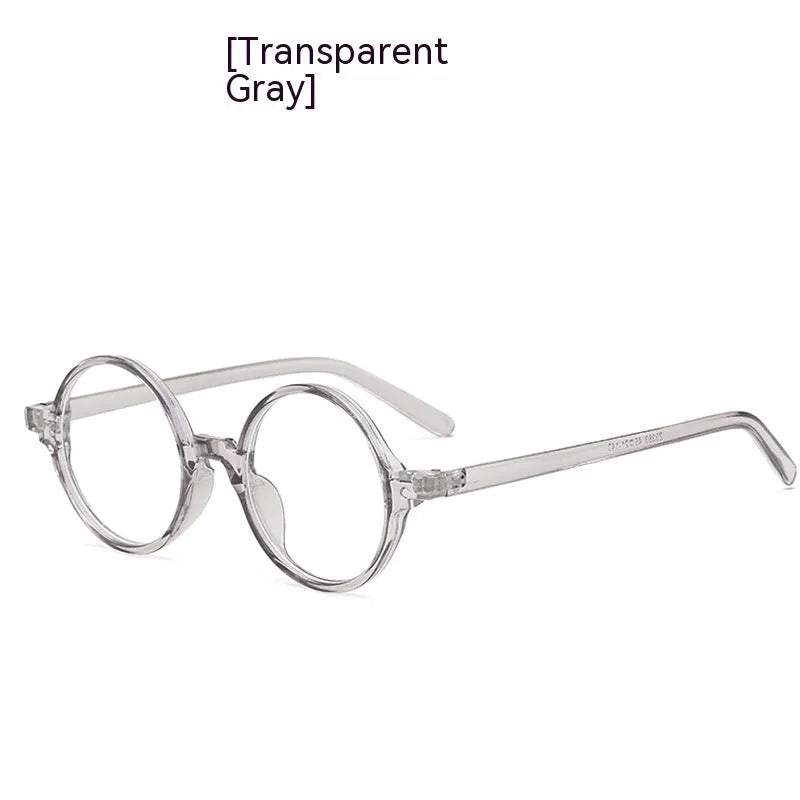 Artistic retro round glasses with PC frame in four colour options for Instagram style
