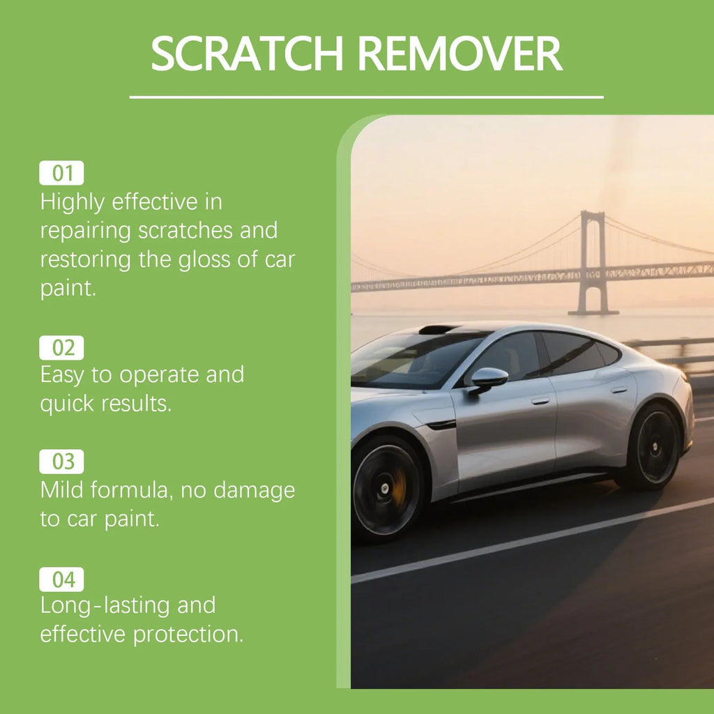 100g car paint scratch recovery cream tube with applicator for automotive paint maintenance