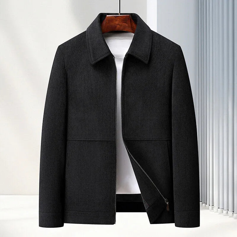 Men's slim fit casual jacket in vinyl fabric available in multiple colours