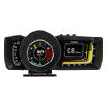 OBDII monitor driving computer with TFT screen display showing vehicle data and navigation information