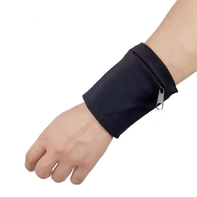 Wrist bag armband sleeve for mobile phones during camping and fitness activities