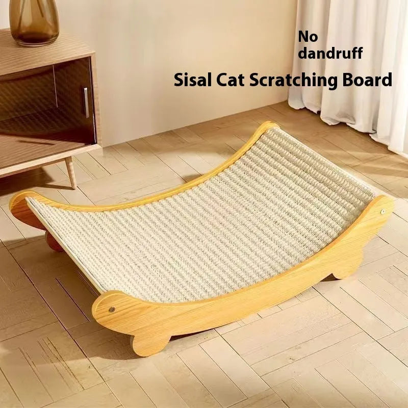 Sisal cat scratch board in pastoral style available in small and large sizes