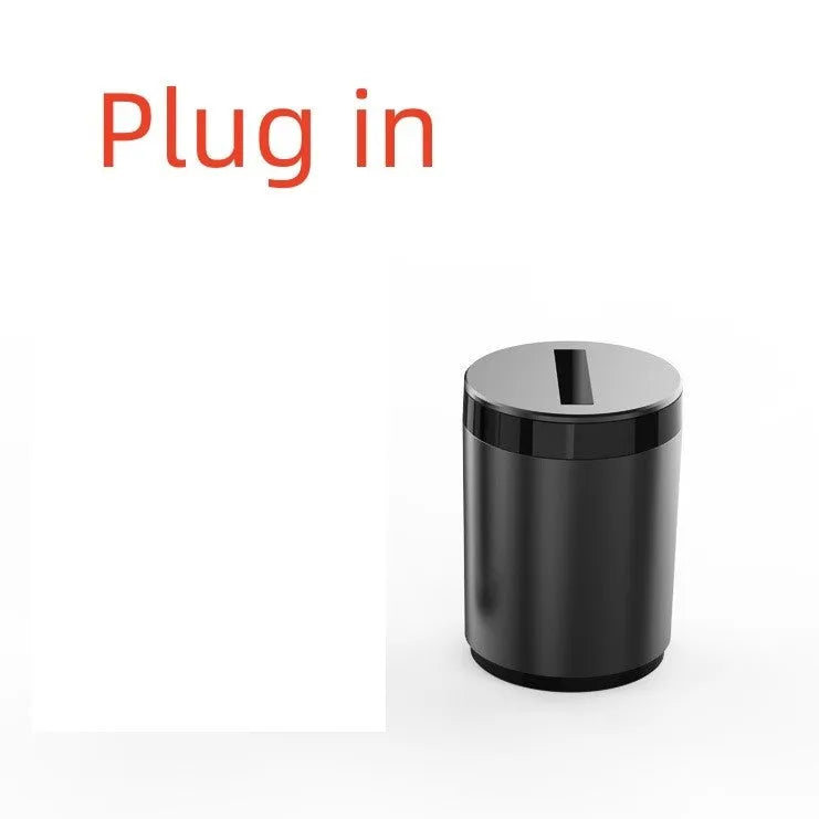 Intelligent induction ashtray with automatic opening in aluminium construction