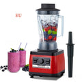 Red A8700 model commercial blender with 2200W motor and 2-litre capacity jug.