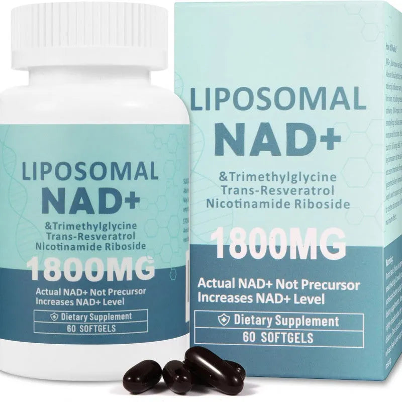 Bottle of Nicotinamide Mononucleotide Gel capsules with a choice of 60 or 120 pieces.
