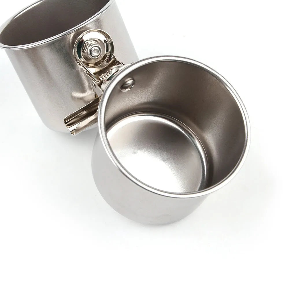 Stainless steel birdcage feeder in natural metal colour for outdoor use.