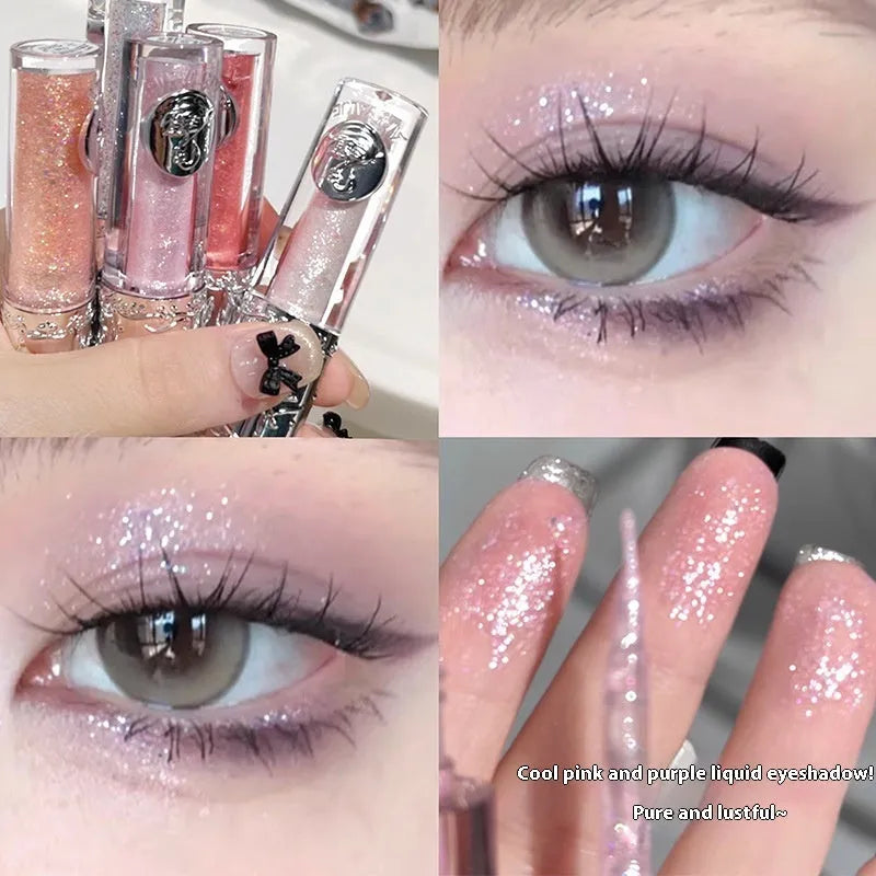 Ballet liquid eye shadow product in five colour options for universal skin types
