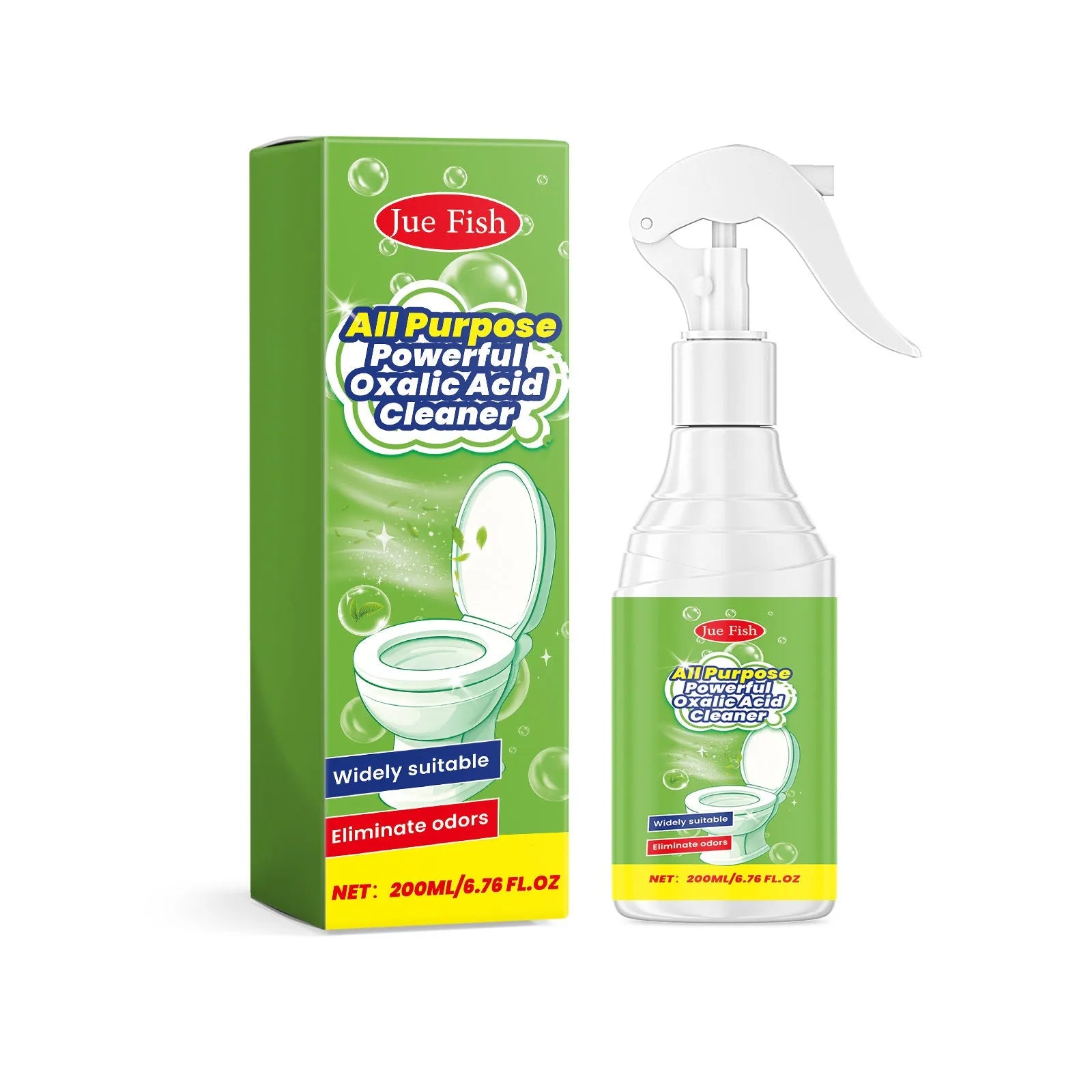 200ml bottle of household grease cleaning spray with spray dispenser top.