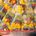 Box of honeysuckle chrysanthemum herbal tea with 150g net weight and individual tea bags