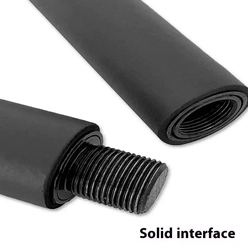 Telescopic push-and-pull rod fitness equipment with pull rope attachments for resistance training