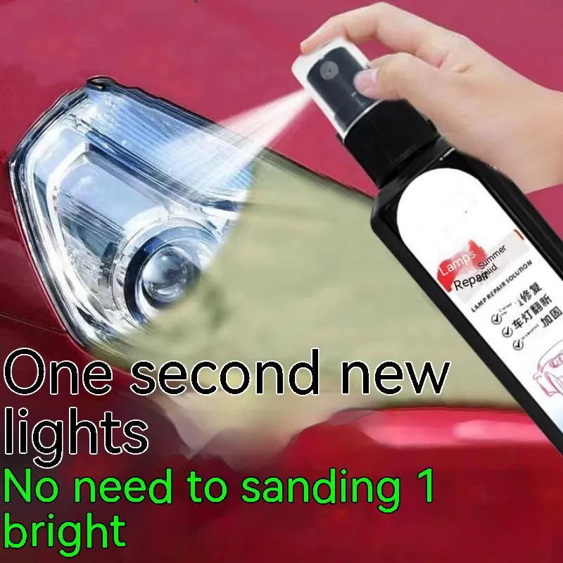 100ml bottle of car headlight restoration liquid for polishing foggy plastic lenses