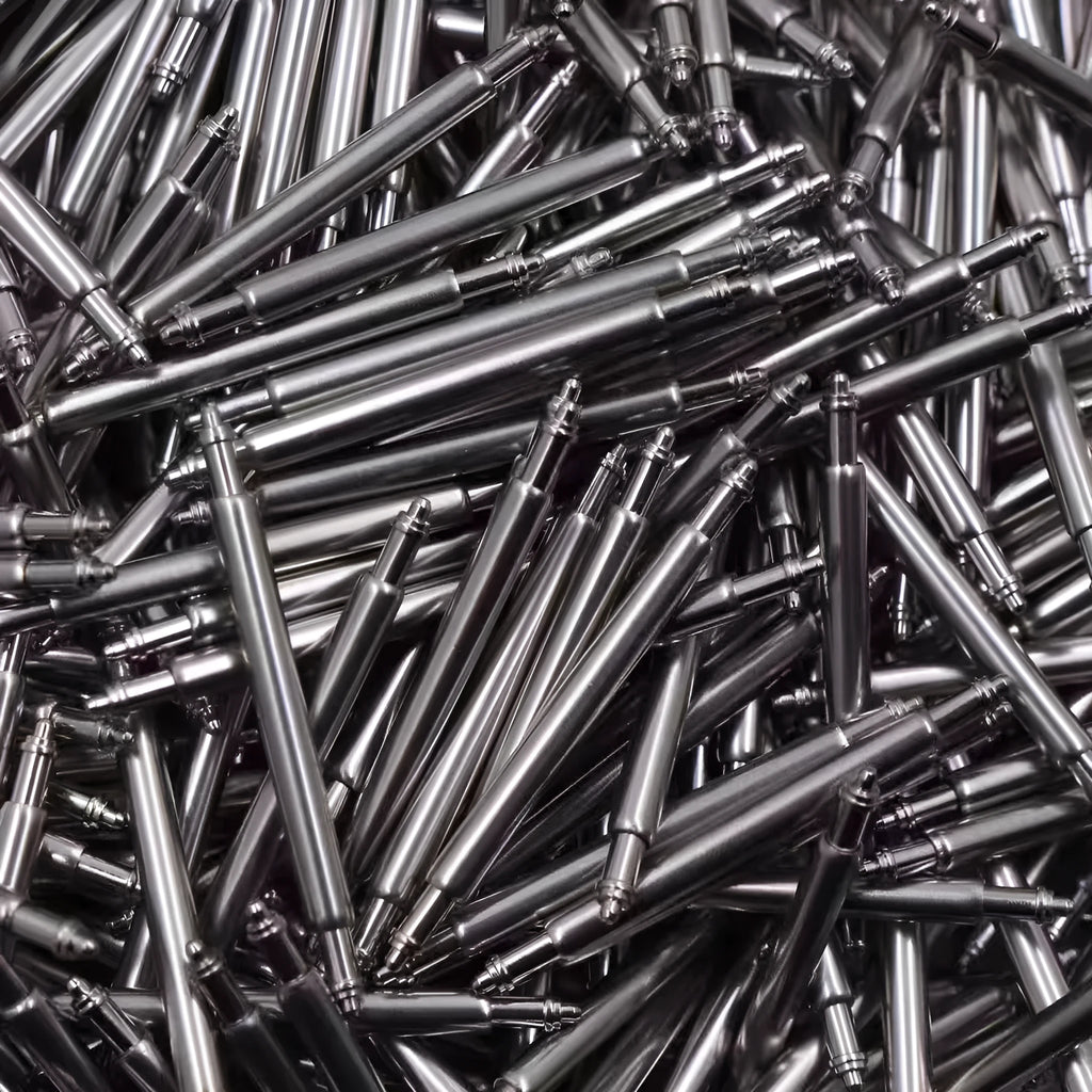 Watch bolt auricular needle spring shaft replacement parts in six sizes from 21mm to 26mm