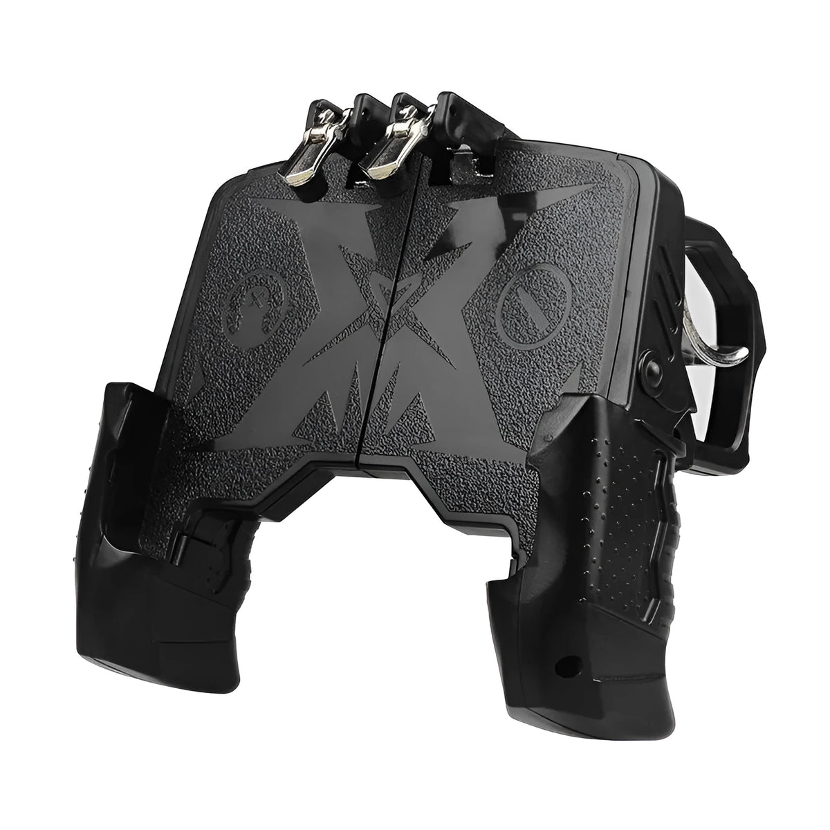 Mobile phone plug-in game controller in black and brown black colour options