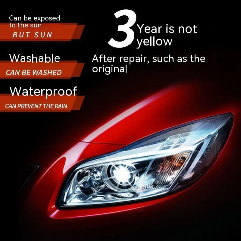 100ml bottle of car headlight restoration liquid for polishing foggy plastic lenses