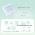 70mm square gradient parchment multifunctional notepad in paper brick format with four colour options