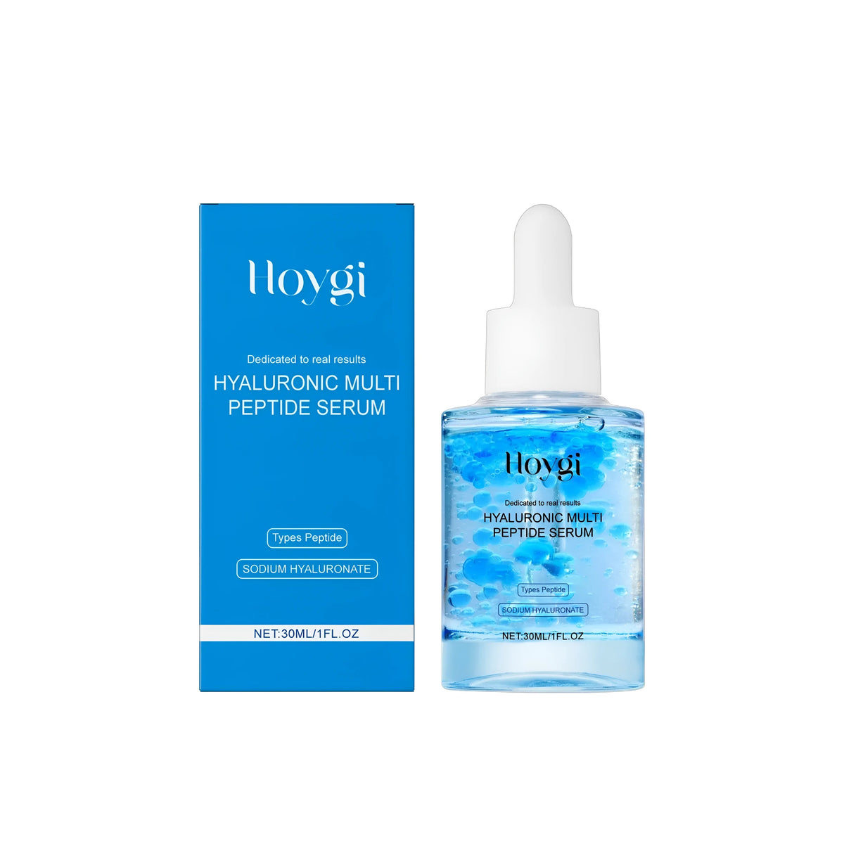 30ml Hyaluronic Multi Peptide Serum bottle for facial skincare treatment
