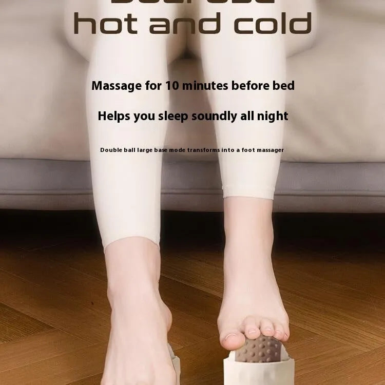 Massage ball set for cold and hot compress therapy showing multiple ball configurations