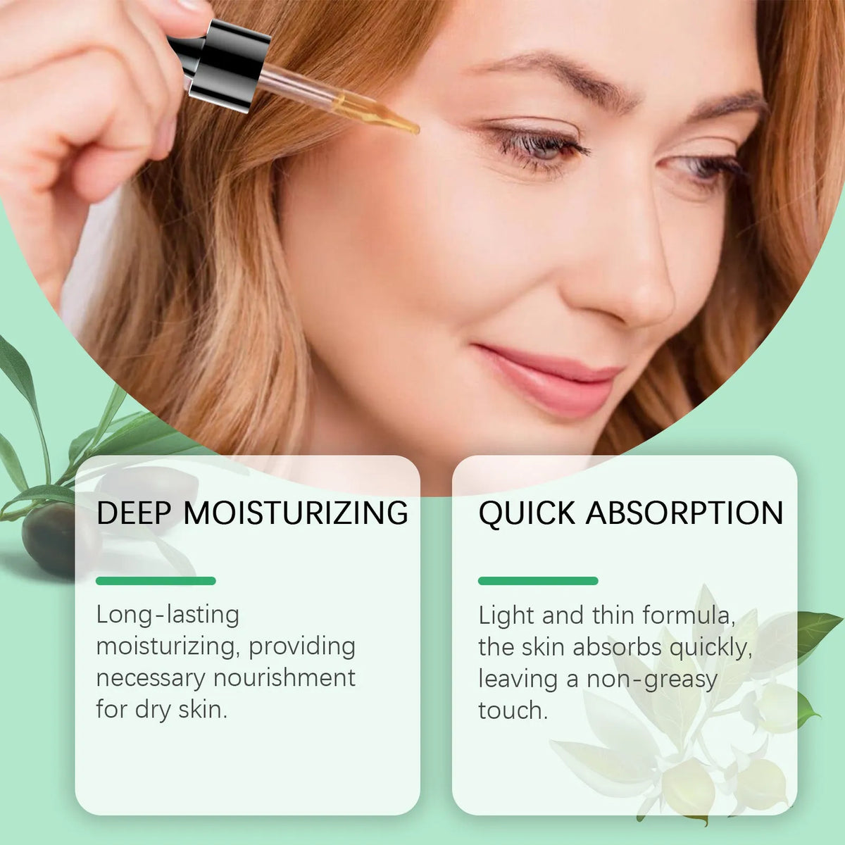100ml organic jojoba oil facial essential oil bottle for skin moisturizing and hydration
